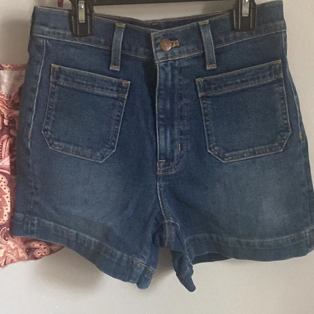 J. Crew Dark Blue Denim Jean Shorts
